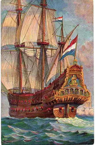	Litho Ansichtskarte aus der Serie Marine Galerie von 1913