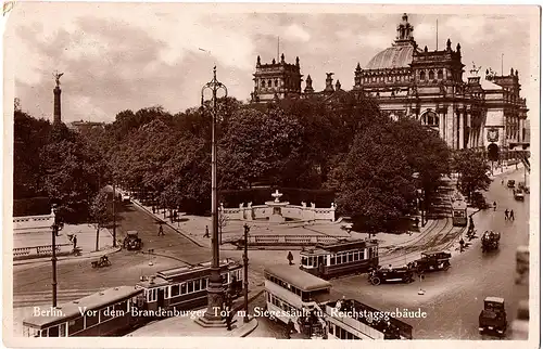 alte Ansichtskarte Berlin gel.1932