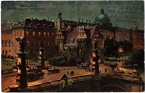 	alte Ansichtskarte Berlin gel. 1906