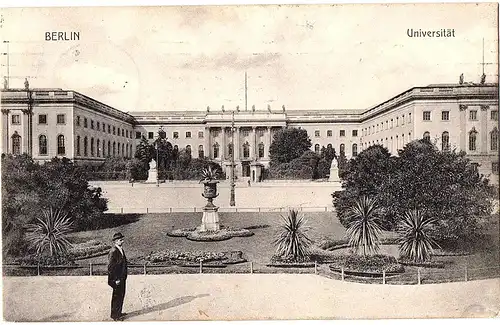 	alte Ansichtskarte Berlin gel. 1903