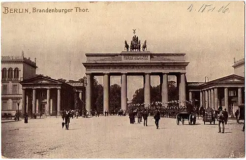 	alte Ansichtskarte Berlin gel. 1906