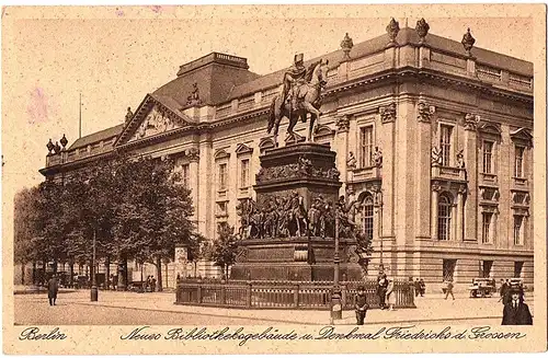 alte Ansichtskarte Berlin gel. 1927
