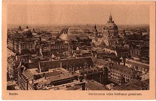 	alte Ansichtskarte Berlin gel. 1921