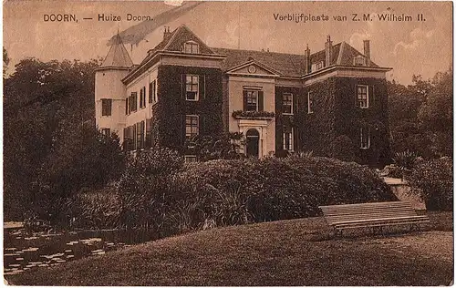 	alte Ansichtskarte Doorn gel. 1922