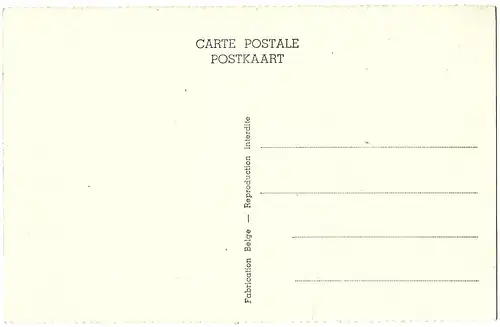 alte Ansichtskarte Belgien ungel. um 1920