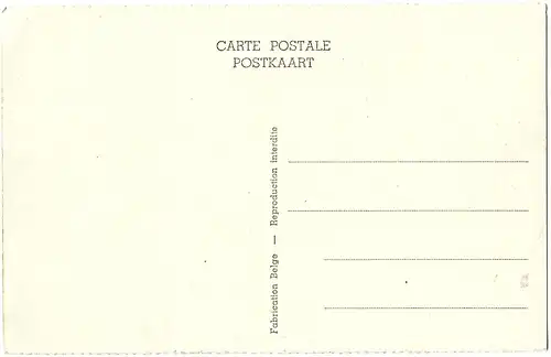 alte Ansichtskarte Belgien ungel. um 1920