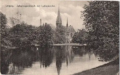 	alte Ansichtskarte Leipzig gel. 1919