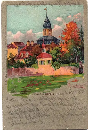 	alte Ansichtskarte Leipzig gel. 1898