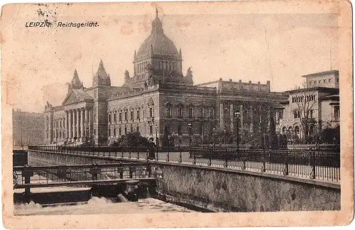 	alte Ansichtskarte Leipzig gel. 1916