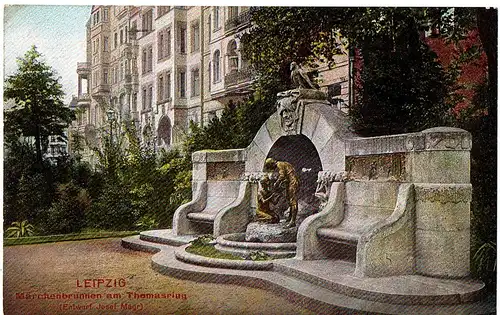 	alte Ansichtskarte Leipzig gel. 1917
