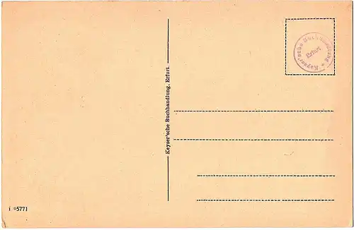 alte Ansichtskarte Erfurt ungel. um 1920