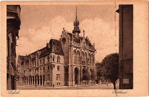 alte Ansichtskarte Erfurt ungel. um 1920