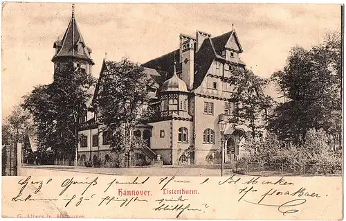 	alte Ansichtskarte Hannover gel.1909
