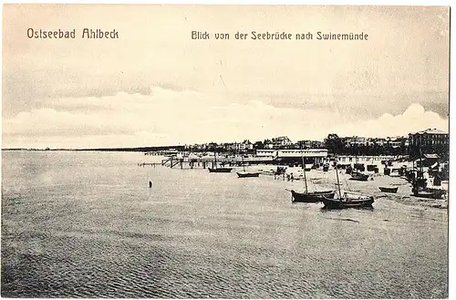 	alte Ansichtskarte Ahlbeck ungel. um 1910