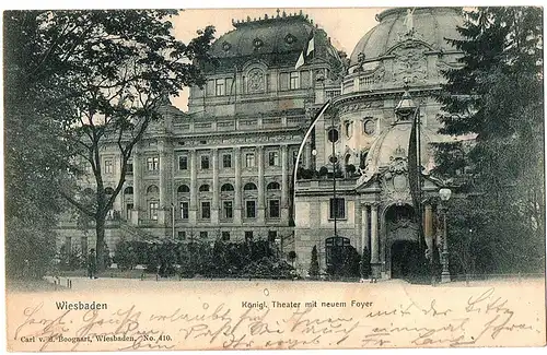 alte Ansichtskarte Wiesbaden gel.1902