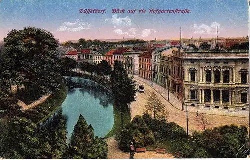 alte Ansichtskarte Düsseldorf gel.um 1920