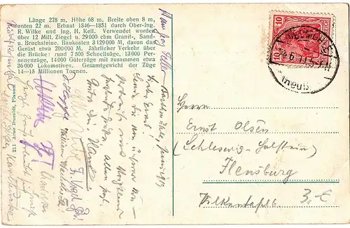 alte Ansichtskarte Vogtländische Schweiz gel.1911