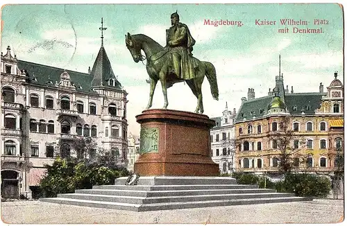 	alte Ansichtskarte Magdeburg gel.1910