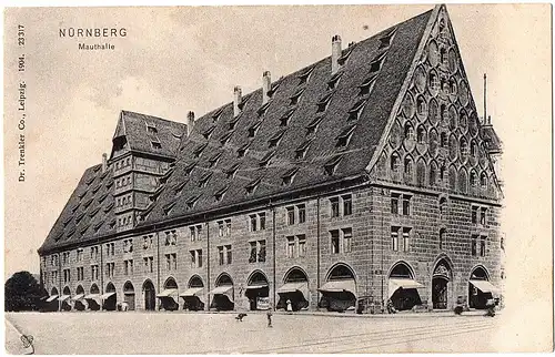 	alte Ansichtskarte Nürnberg ,ungel.um 1910