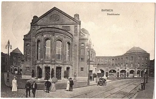 	
alte Ansichtskarte Barmen ,gel.1913
