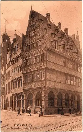 	alte Ansichtskarte Frankfurt ,gel.um 1910