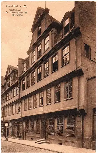 	alte Ansichtskarte Frankfurt ,gel.um 1910