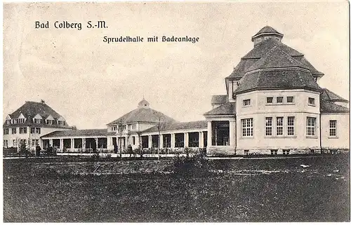 alte Ansichtskarte Bad Colberg,gel. 1911