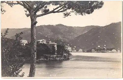 	alte Ansichtskarte Rapallo ungel. vor 1945