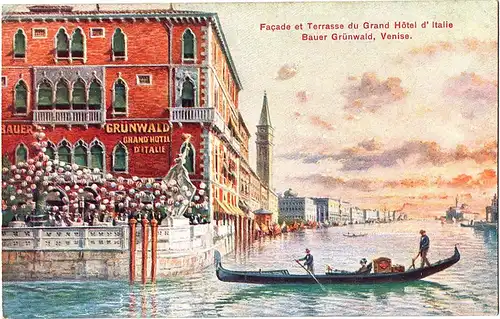 	alte Ansichtskarte Venedig,Venice ungel. vor 1945