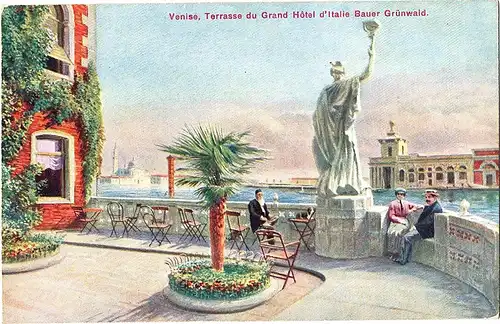 	alte Ansichtskarte Venedig,Venice ungel. vor 1945