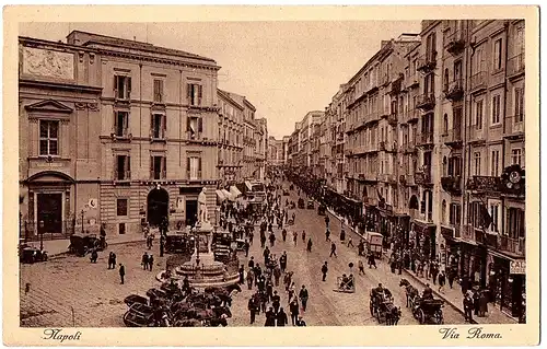 	alte Ansichtskarte Neapel,Napoli ungel. vor 1945