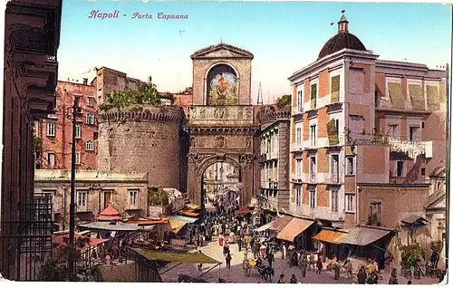	alte Ansichtskarte Neapel,Napoli gel. vor 1945