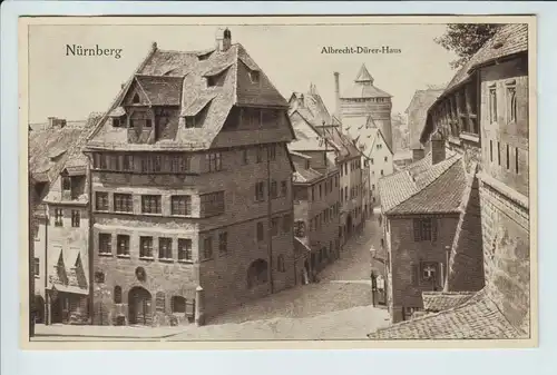 AK Nürnberg Albrecht Dürer Haus mit Straßenansicht ca. 1910 