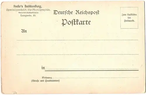 Ak Gruß aus Blankenburg ungel.um 1900