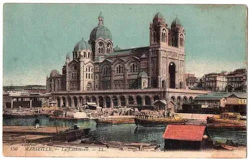 alte Ansichtskarte Marseille gel.1911?