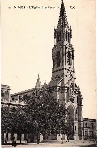 	alte Ansichtskarte Nimes ungel.um 1910