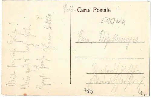 	alte Ansichtskarte Canbrai gel.um 1920