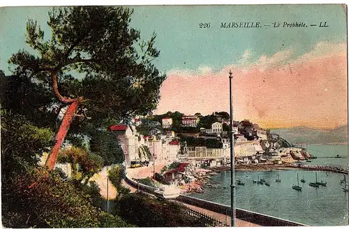 	alte Ansichtskarte Marseille gel.um 1910