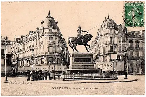 	alte Ansichtskarte Orleans gel.1918