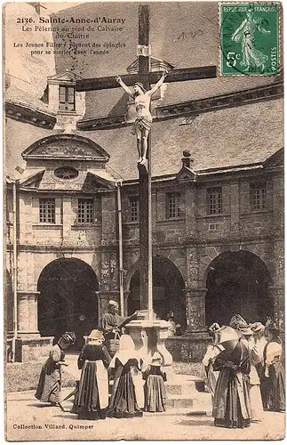 	alte Ansichtskarte Sainte-Anne-d Aurey gel.1915