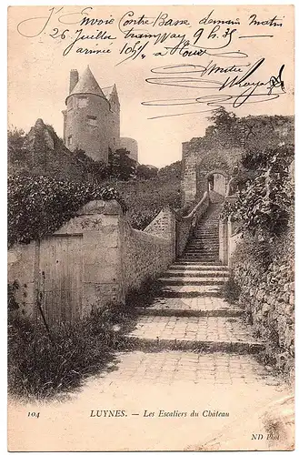 alte Ansichtskarte Luynes gel.1905