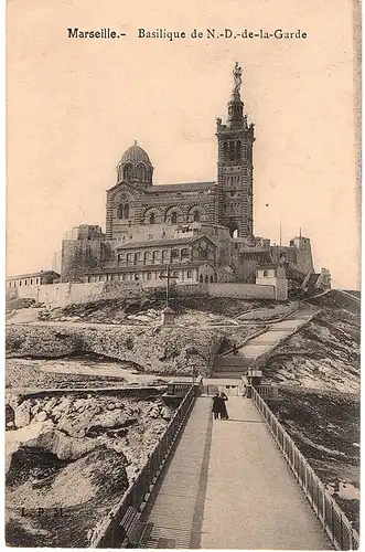 	alte Ansichtskarte Marseille ungel. um1920