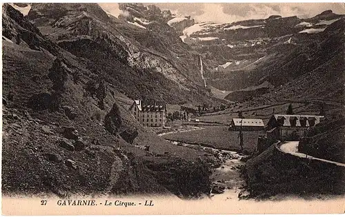 	alte Ansichtskarte Gavarnie ungel. um 1920