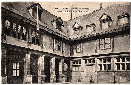 alte Ansichtskarte Troyes gel. 1917