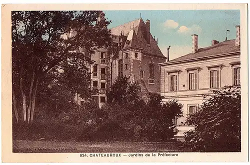 alte Ansichtskarte Chateauroux ungel. um 1920