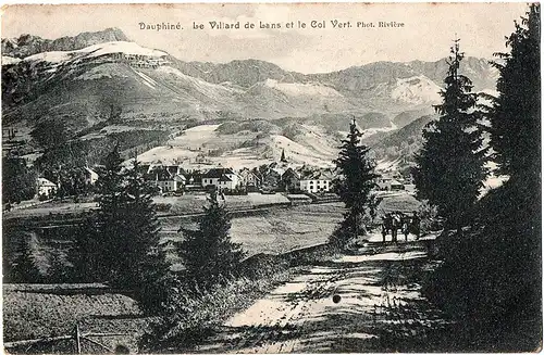 alte Ansichtskarte Villard de Lans gel.  1904