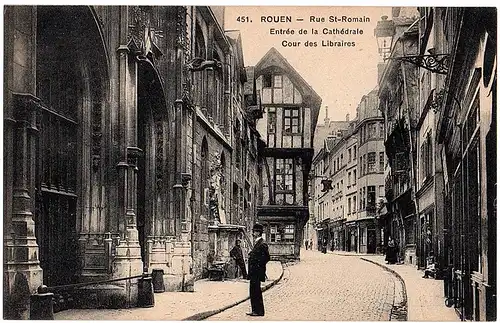 	alte Ansichtskarte Rouen ungel. um 1910