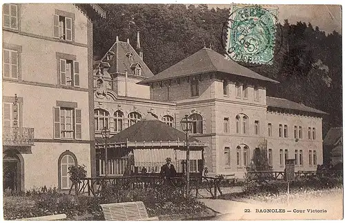 	alte Ansichtskarte Bagnoles  gel. um 1905