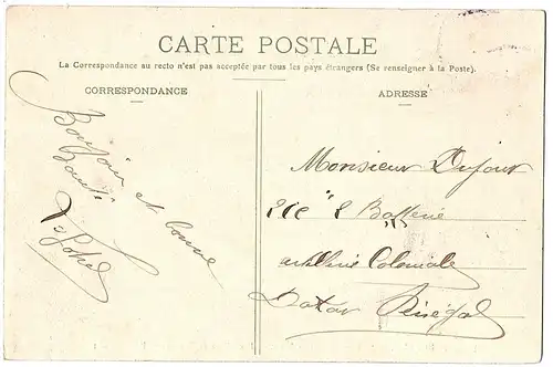 alte Ansichtskarte Bordeaux gel. um 1905