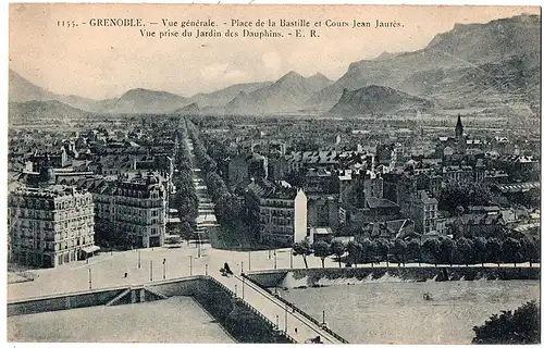 alte Ansichtskarte Grenoble ungel. um 1920